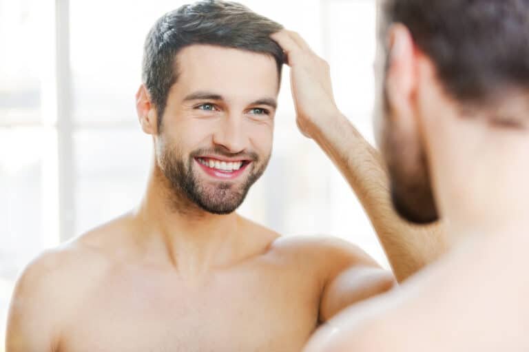 Hair and beard implantation options for male hair and facial hair restoration