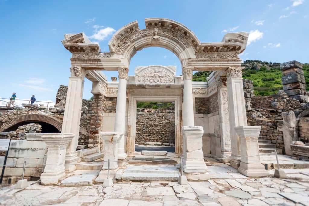 Ephesus Turkey Temple of Hadrian Bible Book of Revelation