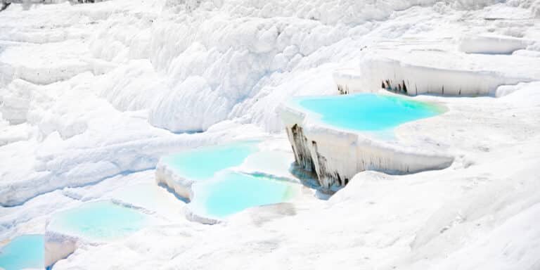 Turkey Pamukkale Cotton Castle Natural Pools