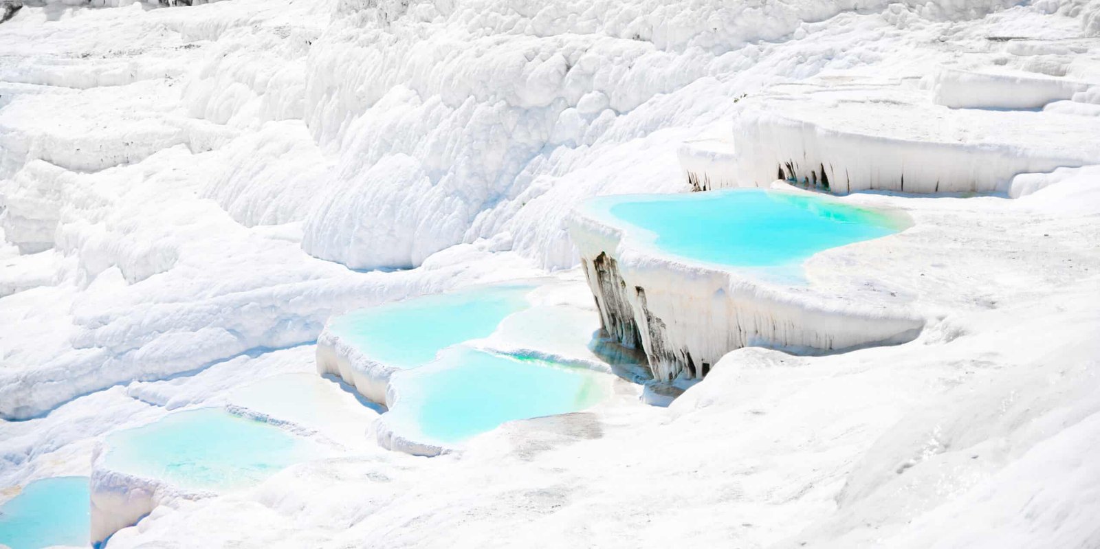 Turkey Pamukkale Cotton Castle Natural Pools